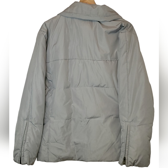 Chico's Women's Grey Puffer Jacket Size 2/Large - Picture 2 of 4